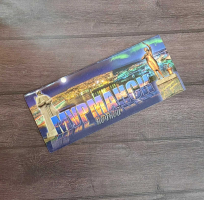 Магнит винил "Ночной Мурманск", размер 125*55мм