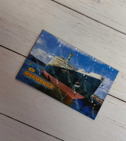 Магнит голограмма "Ледокол", размер 95х65 мм